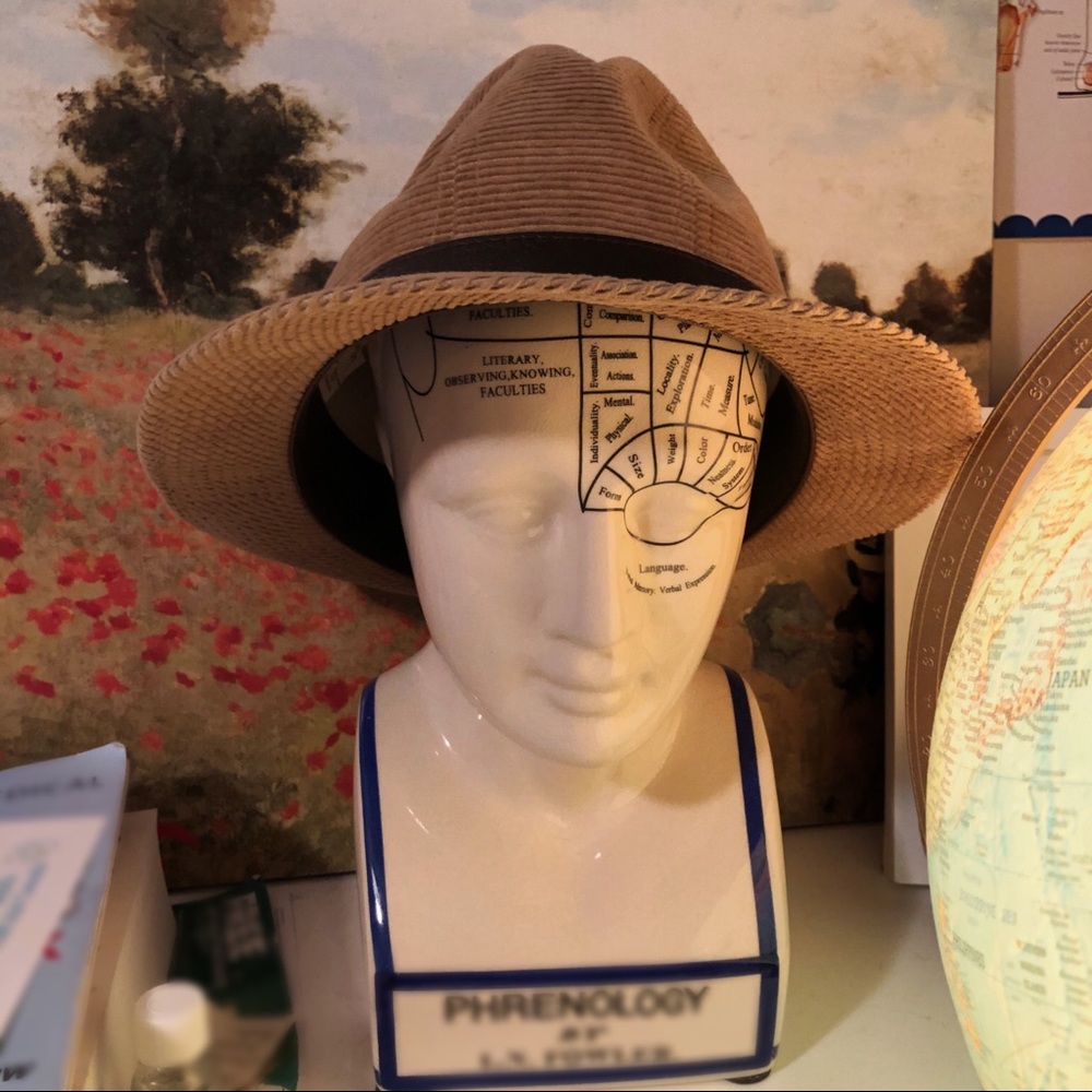 🎩 Iconic Biltmore hat in beige / tan real leather